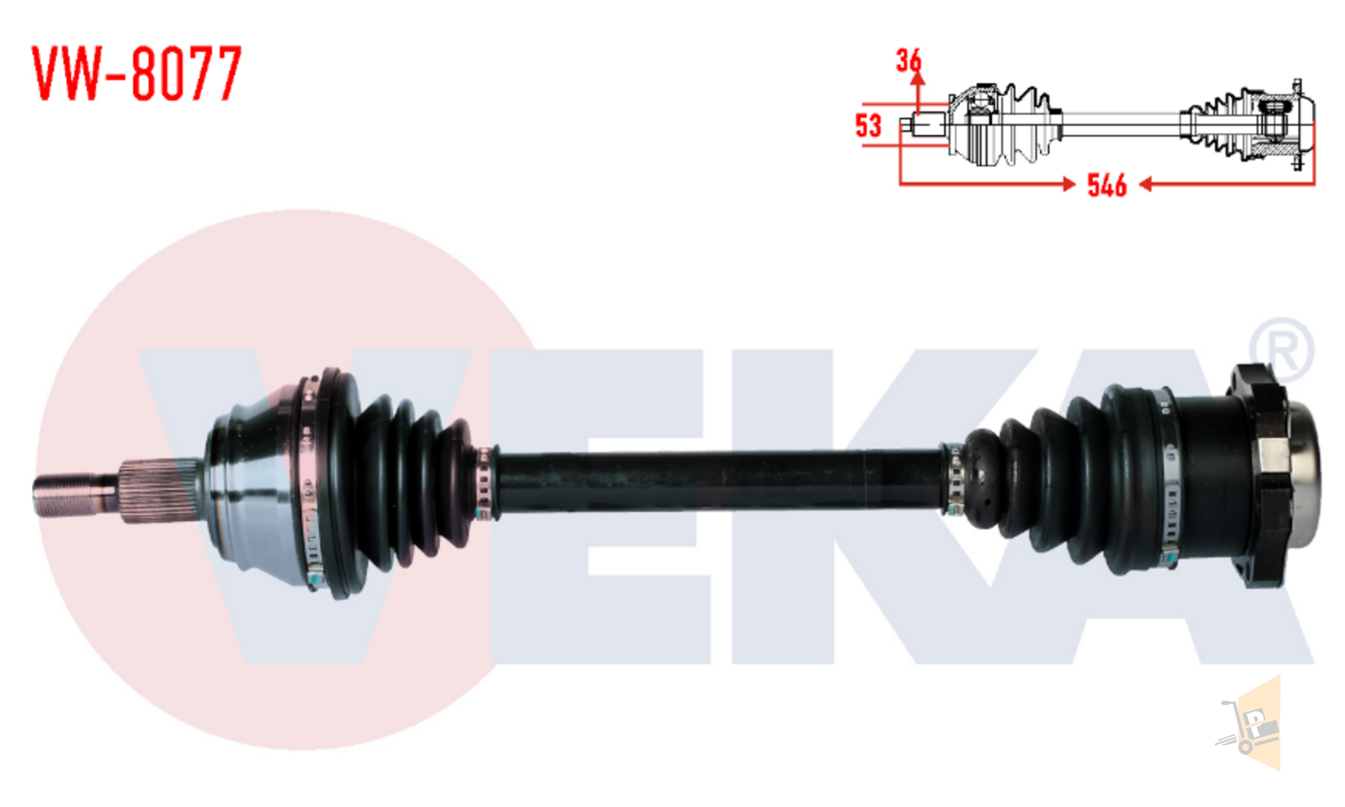 AKS KOMPLE SOL (MANUEL) - 1.6 16V BCB AZD AGZ GOLF4 BORA LEON TOLEDO 1J0407451JX