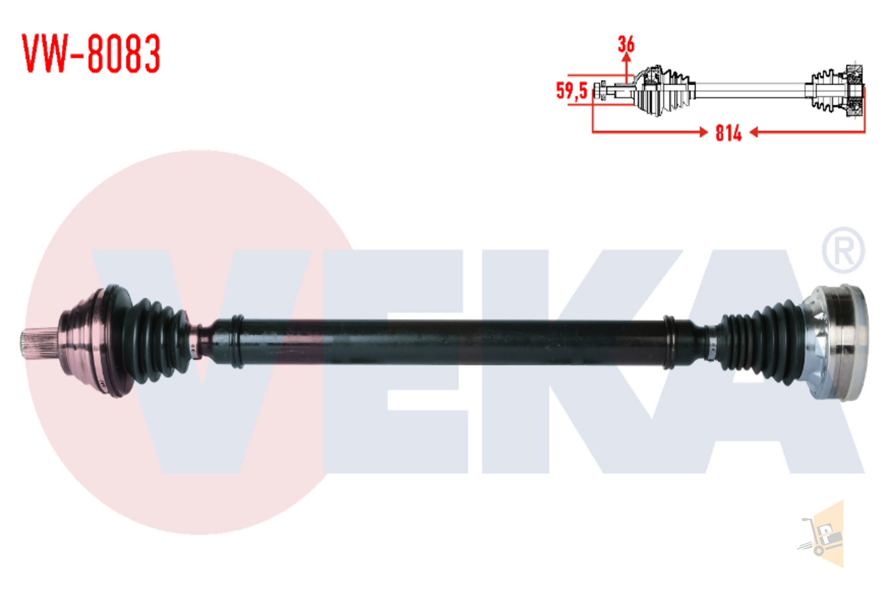 AKS KOMPLE ÖN SAĞ - 1.6 TDİ CAYB CAYC GOLF LEON JETTA PASSAT 1K0407272CC