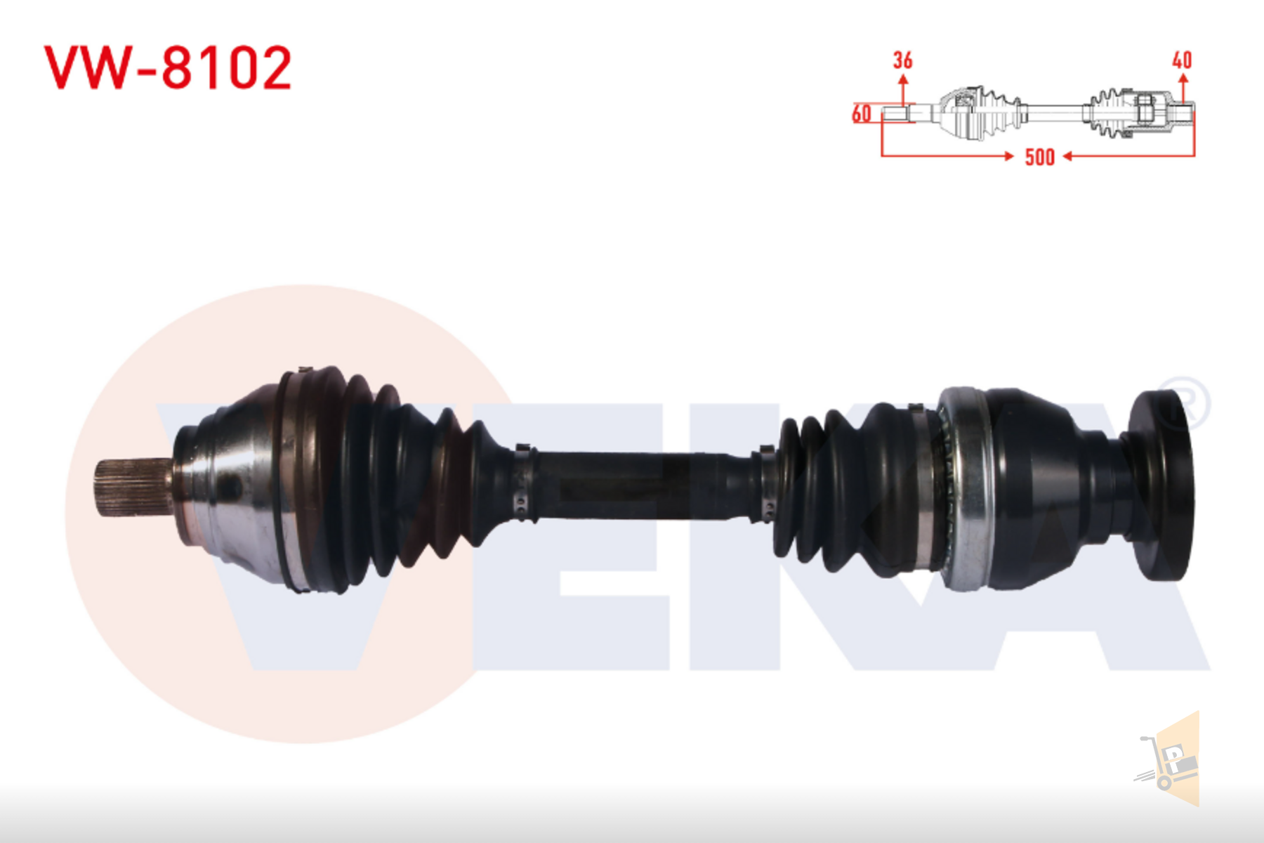 AKS KOMPLE SOL (OTOMATİK) - 2.0 TDI 2.0 TFSI CCZA CUWA CUVC CBAB CFFA TİGUAN Q3 5N0407763