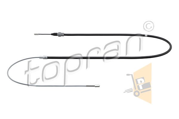 EL FREN TELİ - 1688 mm - GOLF4 BORA A3 TOLEDO OCTAVİA 97-04 1J0609721E