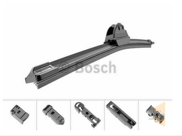 SİLECEK SÜPÜRGESİ ÖN - MUZ TİP - TEKLİ SİLECEK - 450 MM AEROECO ( 3 APARATLI )