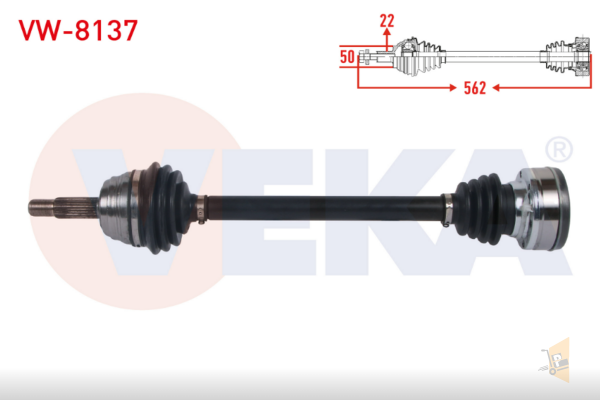 AKS KOMPLE SOL - 1.4 1.6 1.9D 1Y ABD AEX AFT GOLF3 2 PASSAT POLO CLASSİC CRD IBZA
