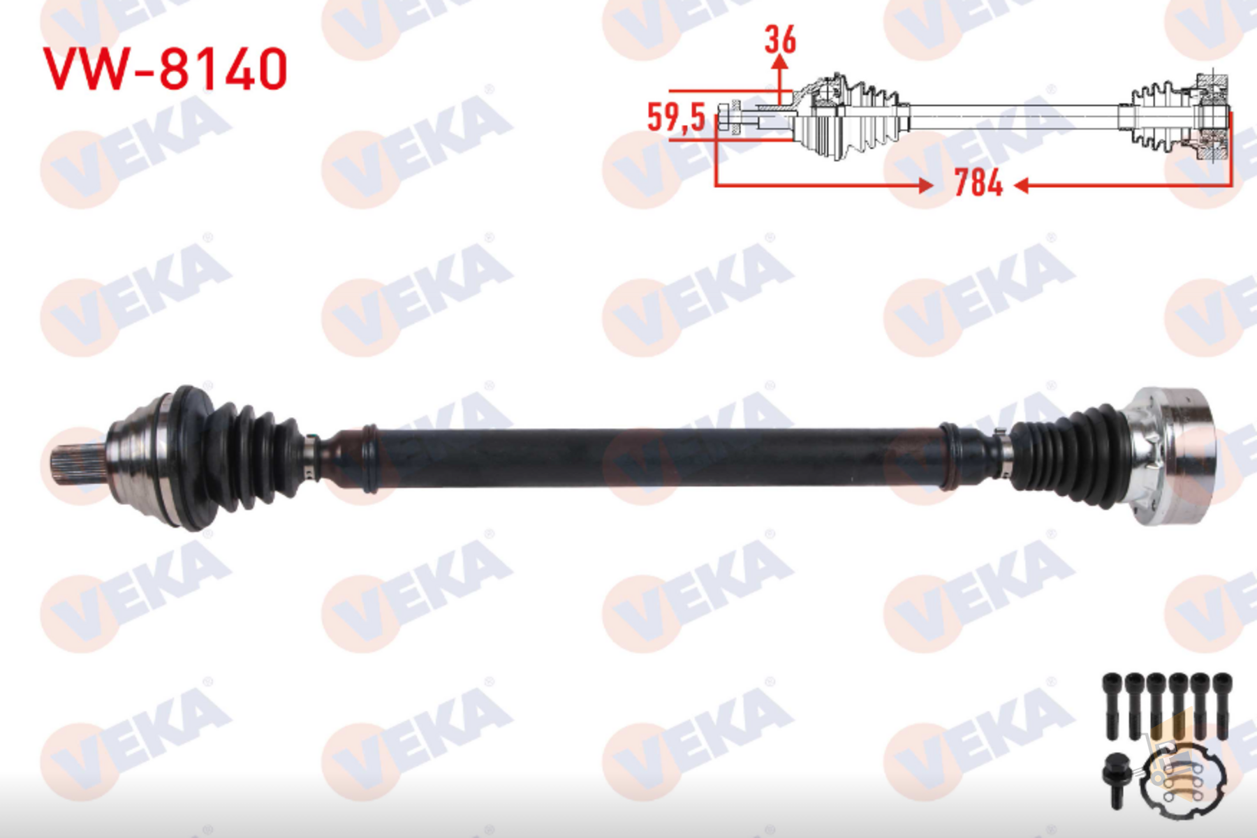 AKS KOMPLE ÖN SAĞ - 1.6 FSİ BAG BLF BLP GOLF5 JETTA A3