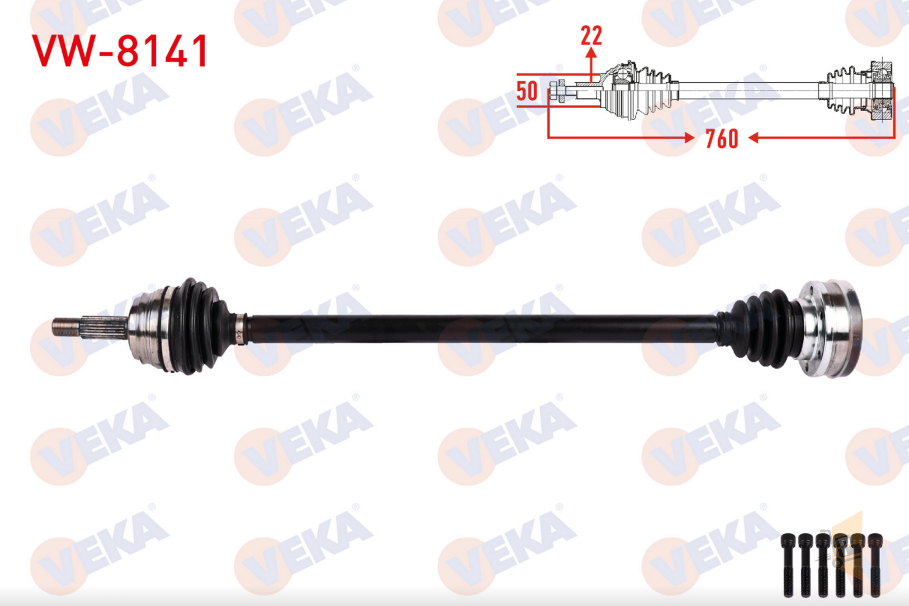 KOMPLE AKS SAĞ ÖN - 1.6 POLO CLASSIC