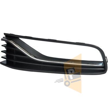 TAMPON ÖN IZGARASI - SİS FARI ÇERÇEVESİ SAĞ SİSLİ NİKELAJLI - POLO 14> 6C0854662C