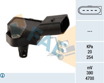 BASINÇ SENSÖRÜ -  1.2 TSİ 1.4 TSİ 1.6 TDİ 1.9 TDİ BJB BLS AGR ALH BKC BXE CBZA CBZB CAXA CAYB CAYC BNV BNM CADDY T5 POLO GOLF5 GOLF6 JETTA A3