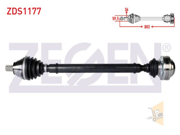 AKS KOMPLE ÖN SAĞ - 1.6 TDİ 1.9 TDİ 2.0 TDİ BJB BLS CAYD CRLB DFGA CADDY PASSAT TİGUAN