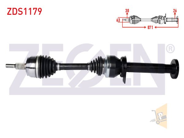 AKS KOMPLE ÖN SAĞ - 2.5 TDİ AXD T5
