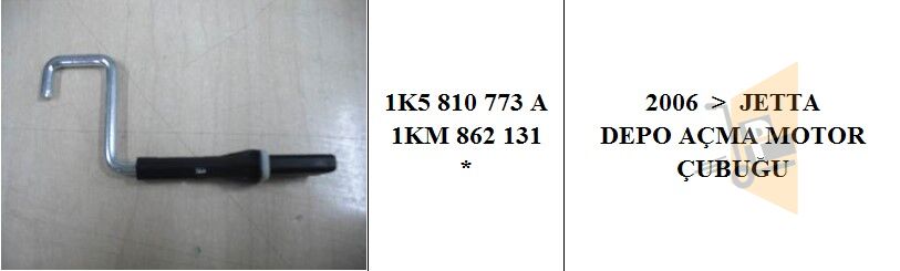 DEPO KAPAK AÇMA MOTORU 1K5810773A