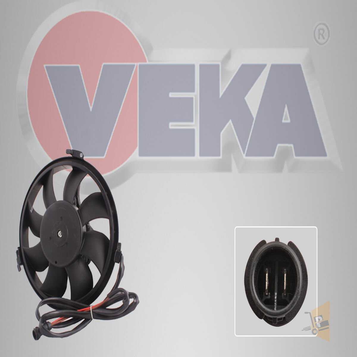 FAN MOTORU - SAĞ - (8EW 009 144 351) (280 mm) - 1.8 T 1.9 TDİ AEB ADP AFN PASSAT A4 A6