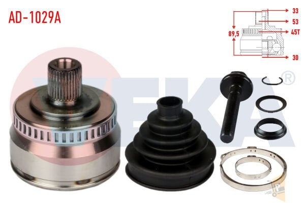 AKS KAFASI DIŞ - 1.8 1.8 T ADR AEB APU AWT PASSAT A4 A6 3B0498099D